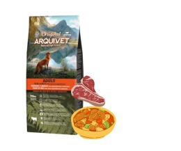 ARQUIVET Original cielęcina z ryżem 12 kg karma dla psa - zdjęcie bez dodatków