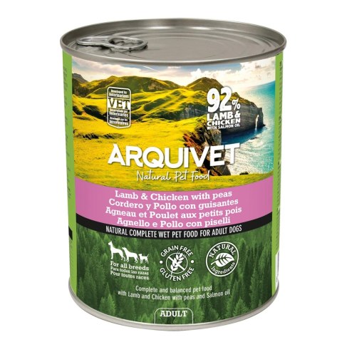 ARQUIVET mokra karma dla psa z jagnięciną i kurczakiem 800G  - puszka