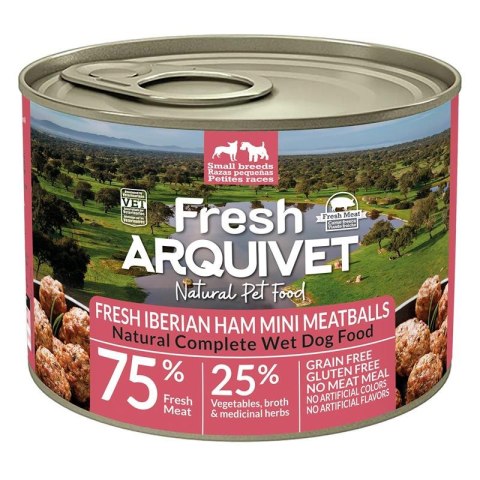 Arquivet Fresh MINI klopsiki z szynką iberyjską, słodkimi ziemniakami i brokułami 200g Arquivet Fresh