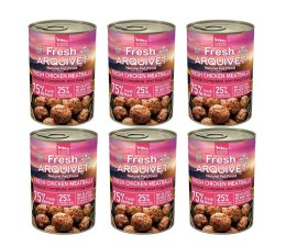 Arquivet Fresh klopsiki z kurczaka w sosie 6x400g - zestaw