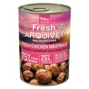 Arquivet Fresh klopsiki z kurczaka w sosie 400g - puszka, wodok z przodu