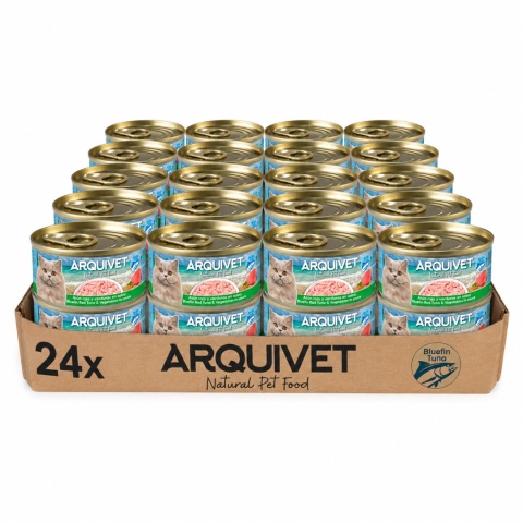 Zestaw 24 puszek tużczyka błekitnopłewego z warzywami  24 x 80g