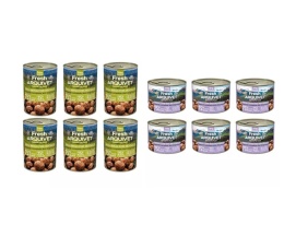 Zestaw karm mokrych Arquivet Fresh - klopsiki z wieprzowiny 6 x 400 g + klopsiki z jagnięciny 6 x 200 g
