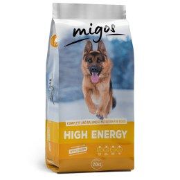 Kompletna karma dla psów High Energy 20kg Migos
