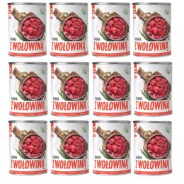 TUF TUF Mokra karma dla psa z wołowiną 400g x 12szt. Bult