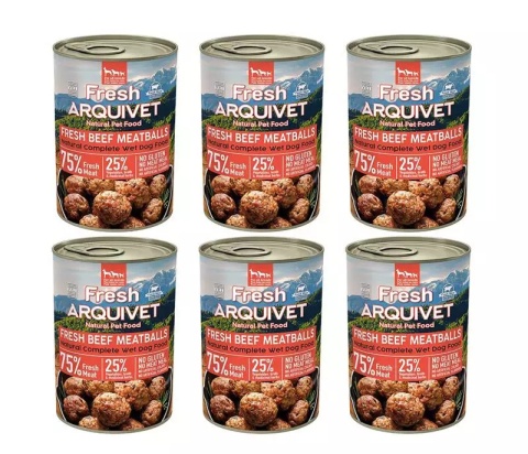 Arquivet Fresh Klopsiki z wołowiny w sosie 6x400g Arquivet Fresh Klopsiki z wołowiny w sosie 6x400g