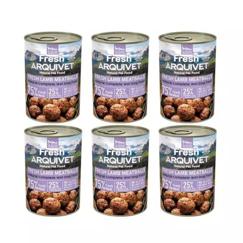 Arquivet Fresh klopsiki z jagnięciny w sosie 6x400g Arquivet Fresh klopsiki z jagnięciny w sosie 6x400g