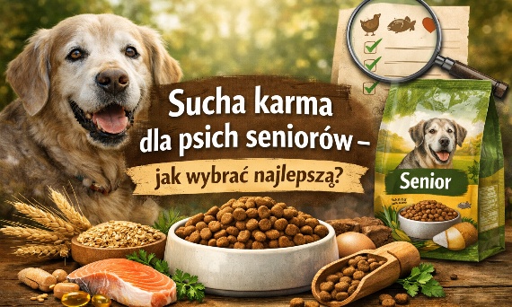 Sucha karma dla psich seniorów – jak wybrać najlepszą dla Twojego pupila?